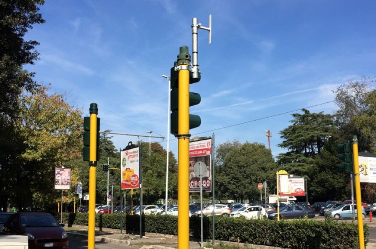 Traffic light control in Rome Flaminio